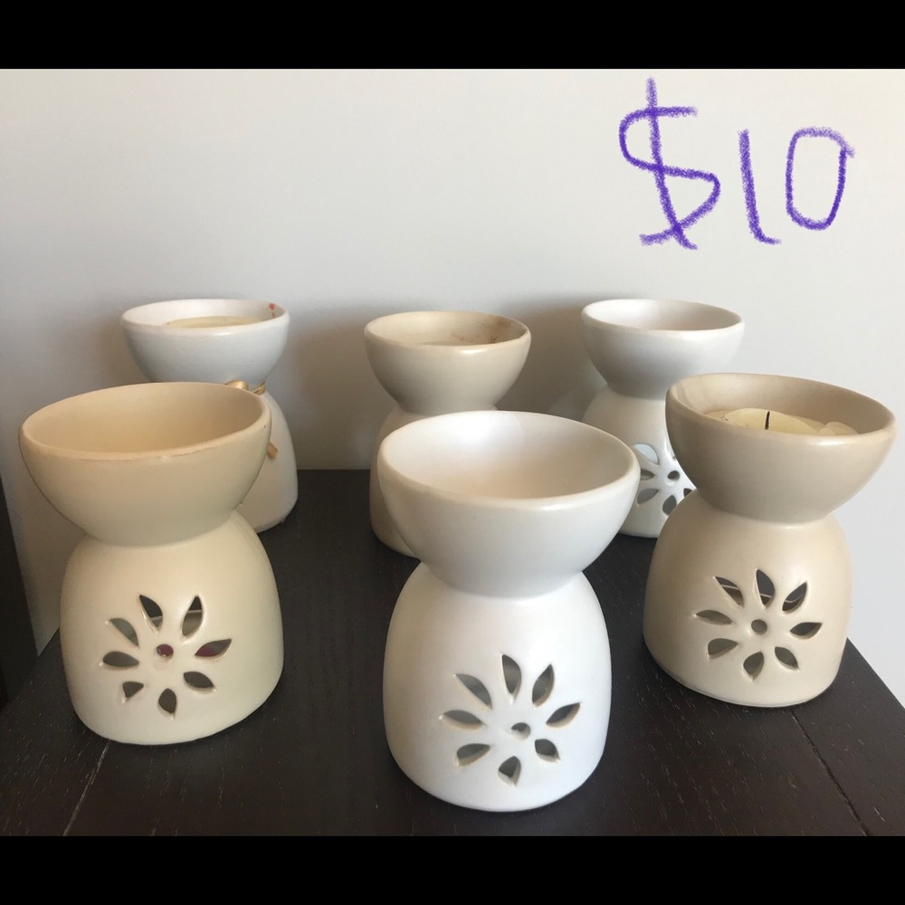 6x candle holders